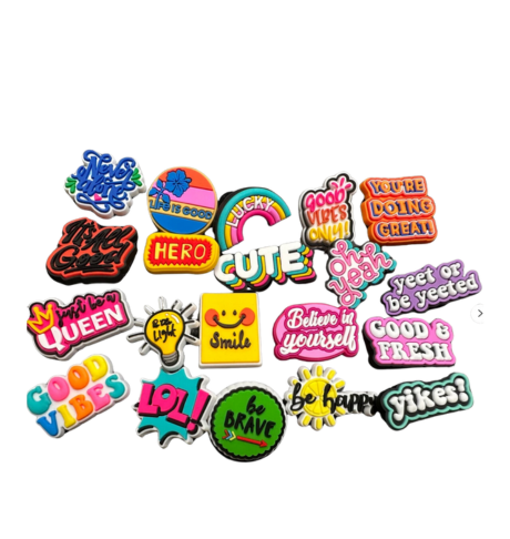 Positive Shoe Buttons &amp; Bracelets
