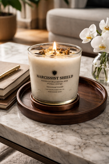 Self care protection candle displayed as a thoughtful healing and empowerment gift