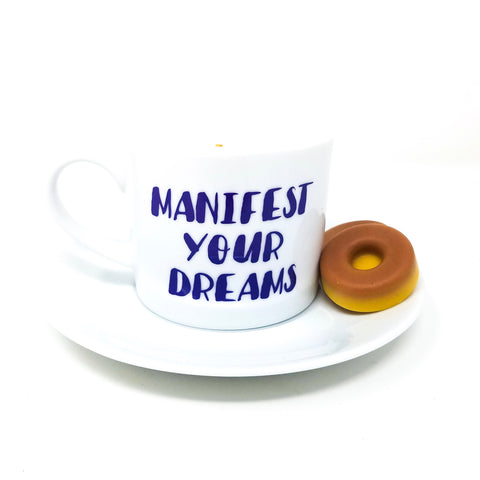 Manifest-Your-Dreams-Purple-Coffee-Cup-Candle-dougnuts-wax-melts