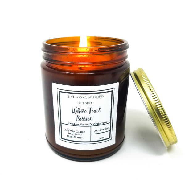 White Tea and Berries Soy Wax Candle