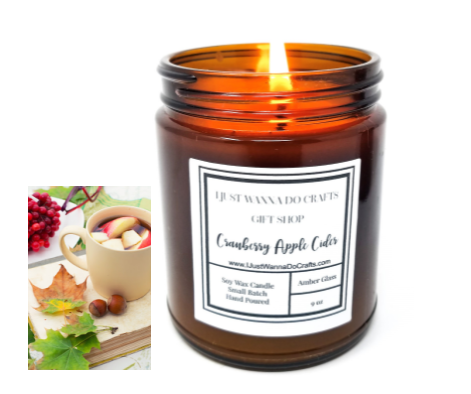 Cranberry-Apple-Cider-Soy-Wax-Candle