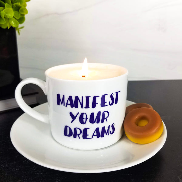 Manifest-Your-Dreams-Purple-Coffee-Cup-Candle-doughnuts-wax-melts