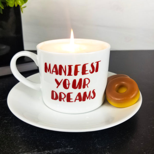 Manifest-Your-Dreams-Red-Coffee-Cup-Candle-doughnuts-wax-melts