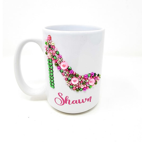 Pink-Green-Bling-Coffee-Mugs-IJWDC