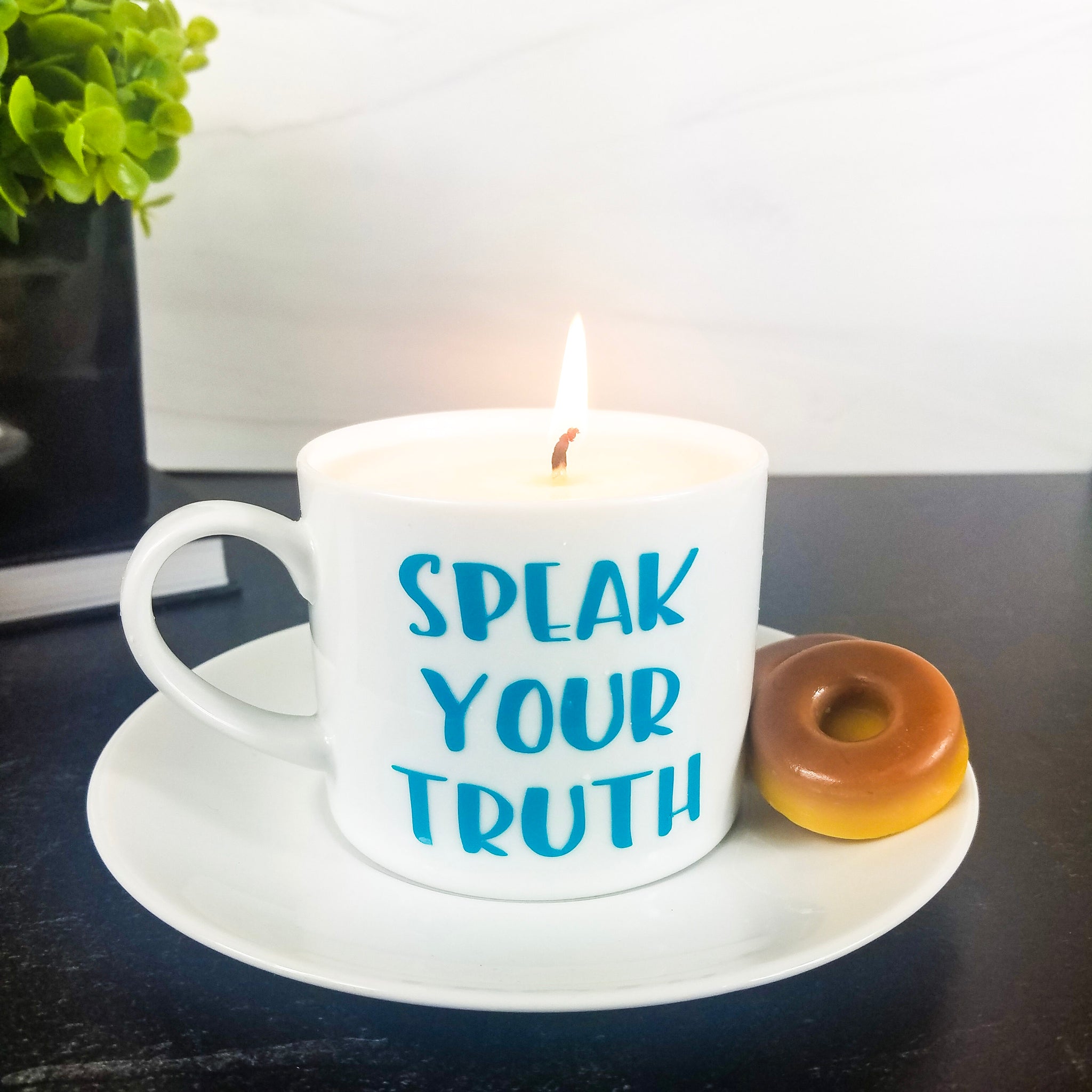 Speak-Your-Truth-Aqua-Coffee-Cup-Candle-doughnuts-wax-melts